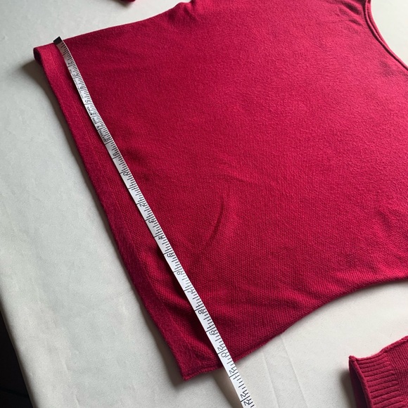 Caslon Fuchsia raspberry long sleeves sweater size S - Picture 9 of 12